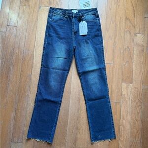 NWT Kendall & Kylie Koutour High Rise Straight Jeans 11/12